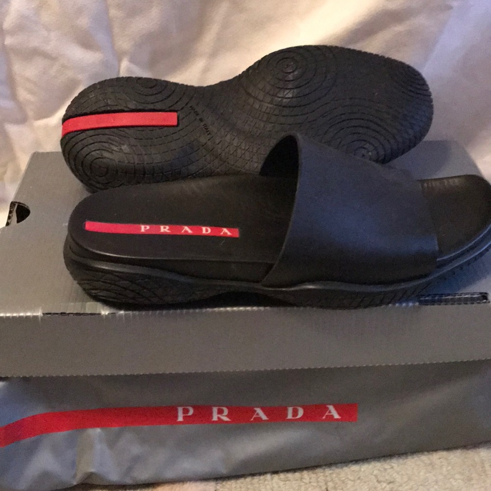 Prada slides sandals